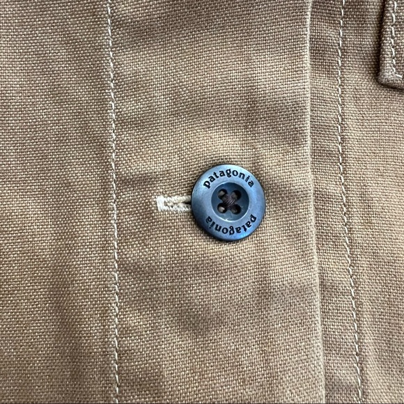 New with tag Patagonia womens canvas button front logo jacket size S - Picture 4 of 10